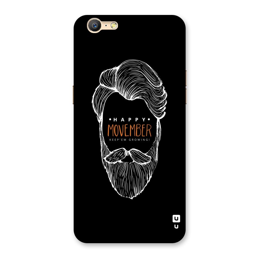Happy Movember Black Back Case for Oppo A39