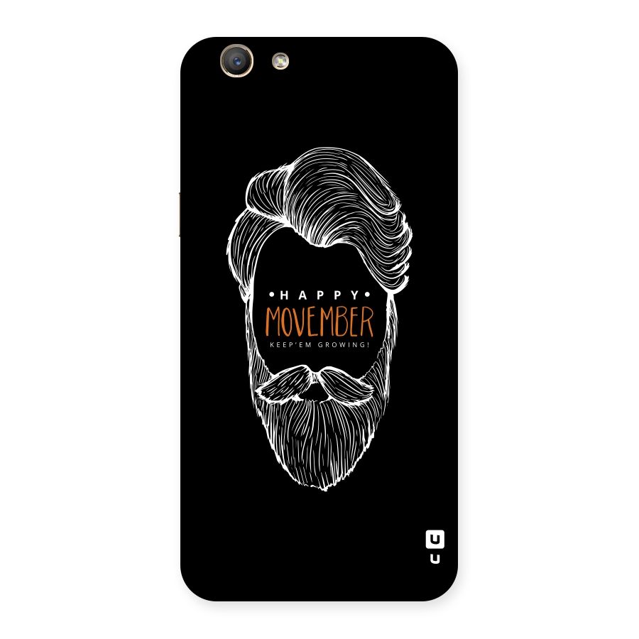 Happy Movember Black Back Case for Oppo A59