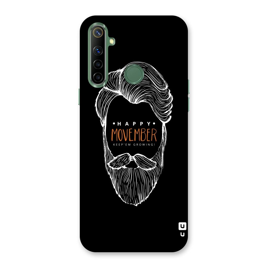 Happy Movember Black Back Case for Realme Narzo 10