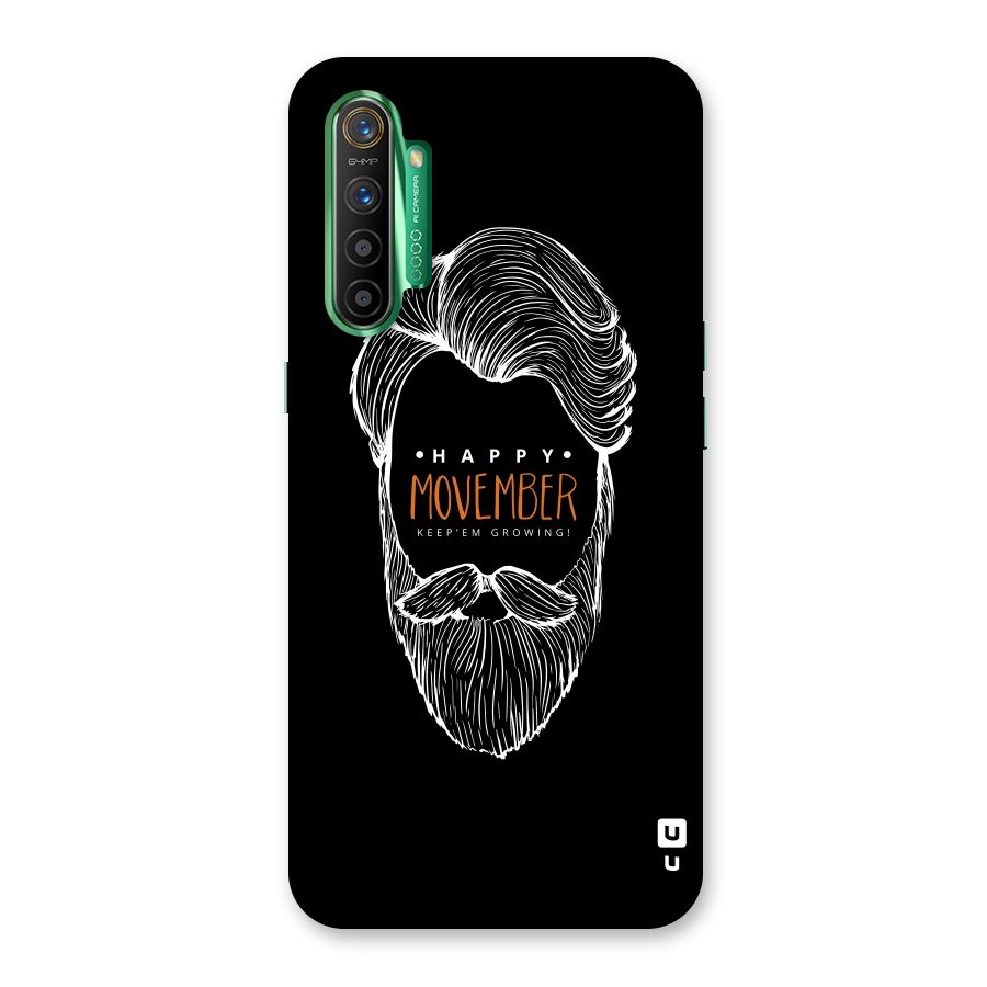 Happy Movember Black Back Case for Realme X2