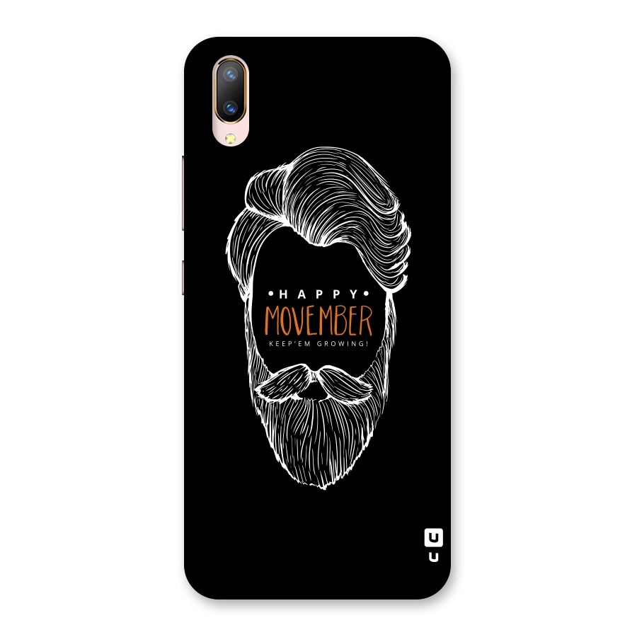 Happy Movember Black Back Case for Vivo V11 Pro