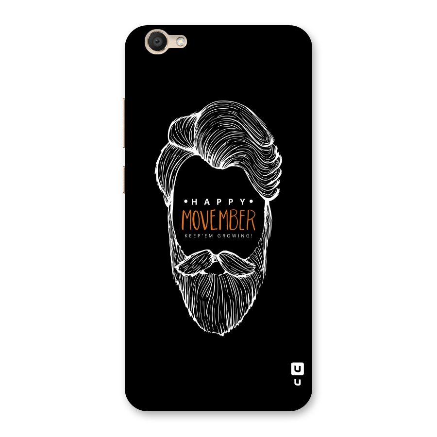 Happy Movember Black Back Case for Vivo V5