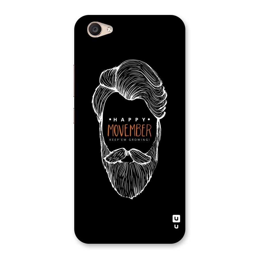 Happy Movember Black Back Case for Vivo V5 Plus