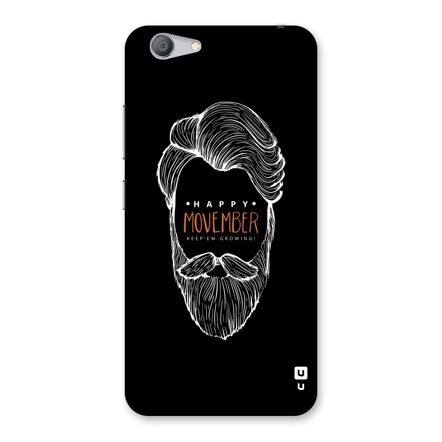 Happy Movember Black Back Case for Vivo Y53