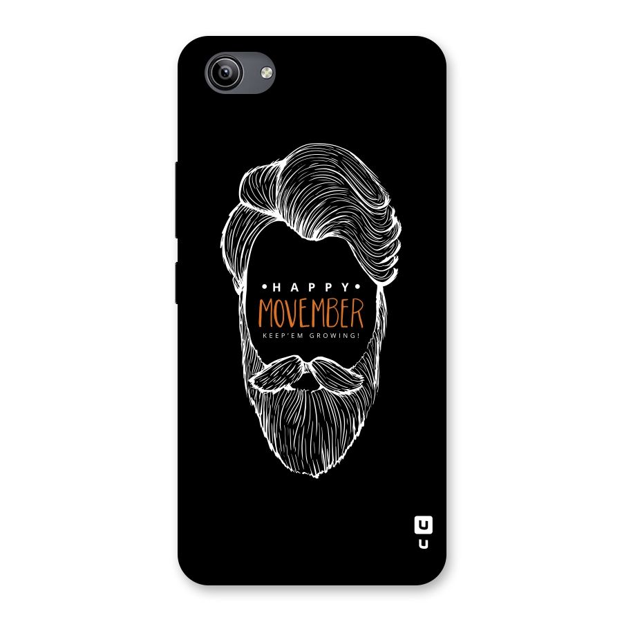 Happy Movember Black Back Case for Vivo Y81i