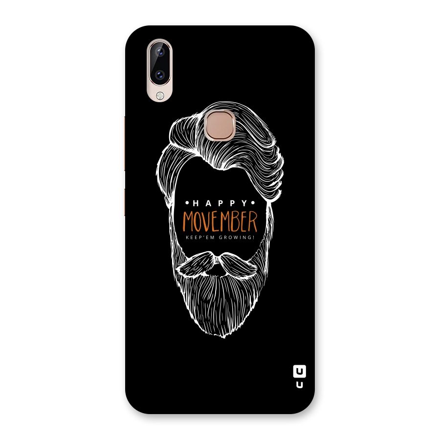 Happy Movember Black Back Case for Vivo Y83 Pro