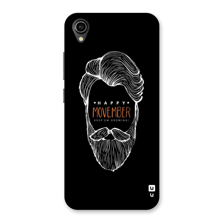 Happy Movember Black Back Case for Vivo Y90