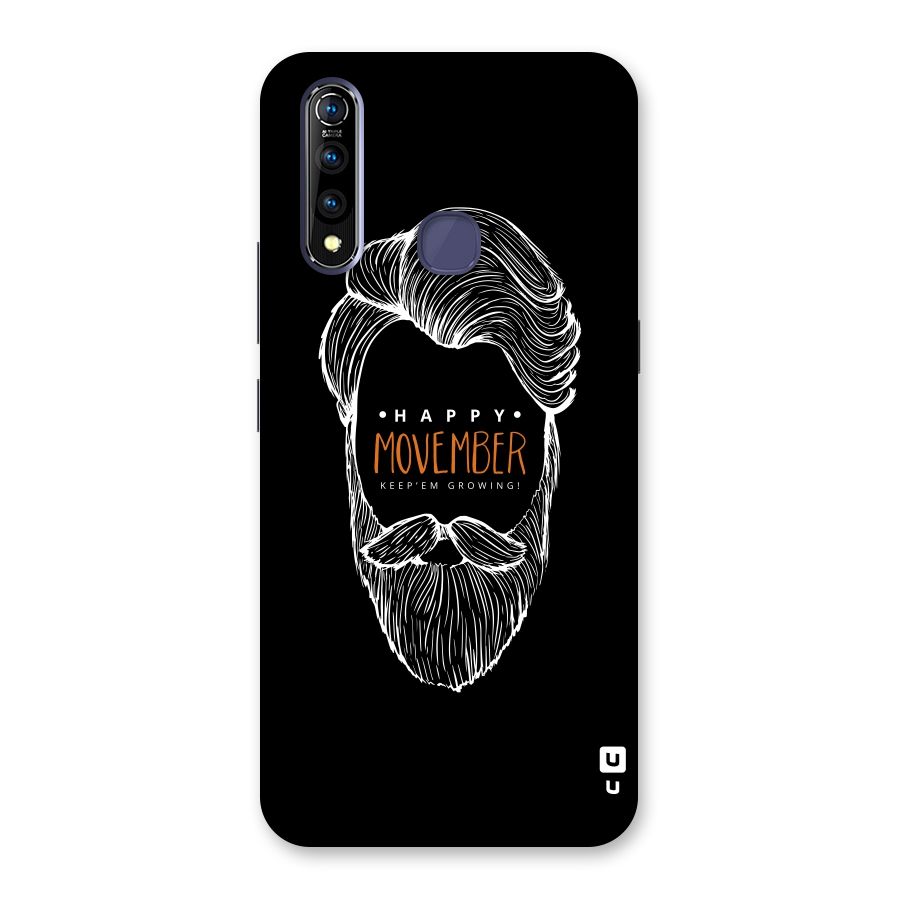 Happy Movember Black Back Case for Vivo Z1 Pro