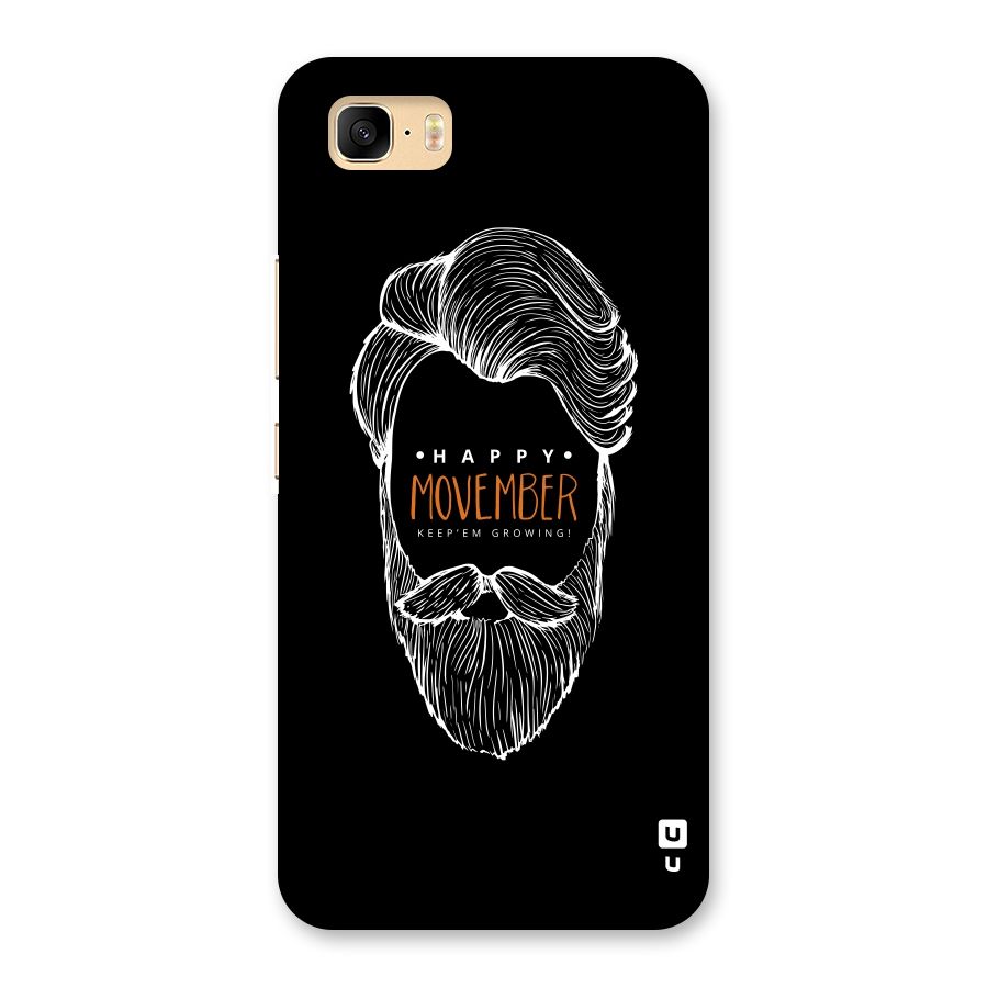 Happy Movember Black Back Case for Zenfone 3s Max