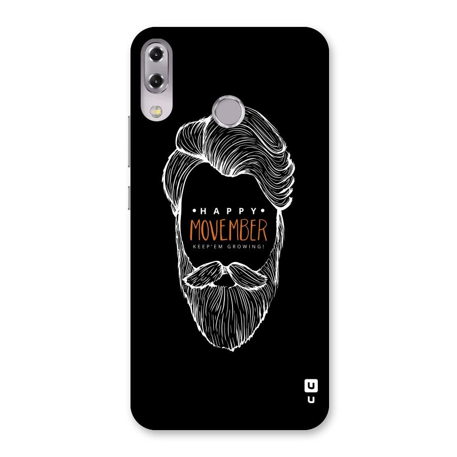 Happy Movember Black Back Case for Zenfone 5Z