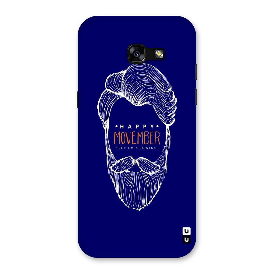 Happy Movember Blue Back Case for Galaxy A5 2017