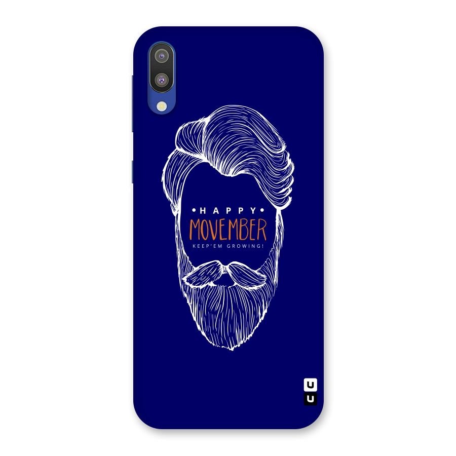 Happy Movember Blue Back Case for Galaxy M10