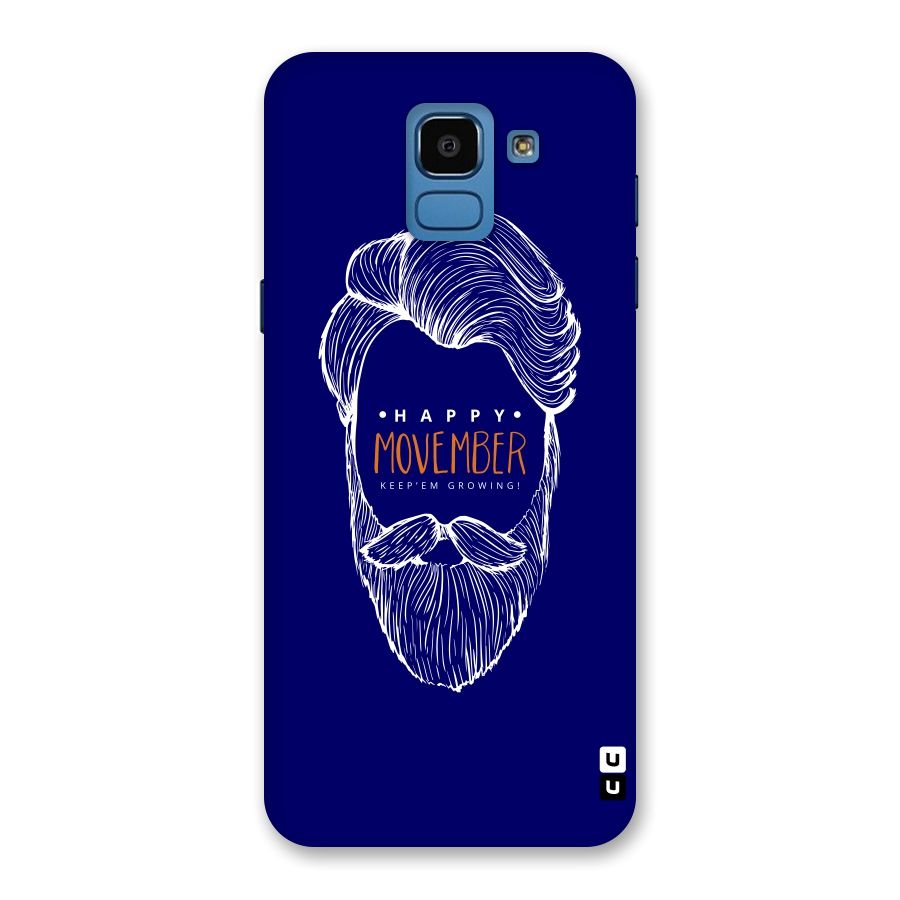Happy Movember Blue Back Case for Galaxy On6
