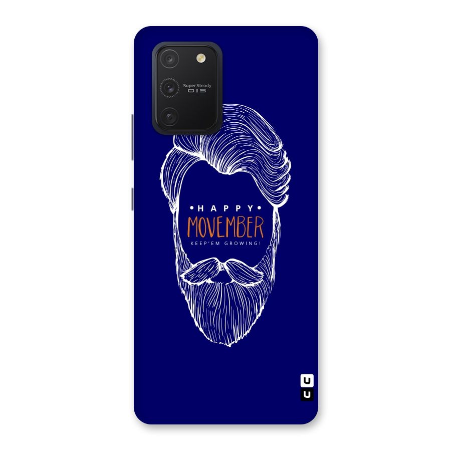 Happy Movember Blue Back Case for Galaxy S10 Lite