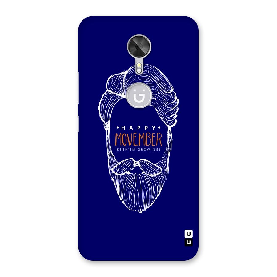 Happy Movember Blue Back Case for Gionee A1