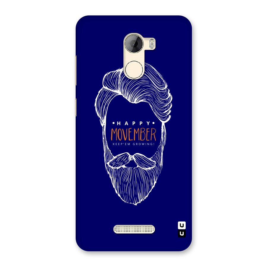 Happy Movember Blue Back Case for Gionee A1 LIte