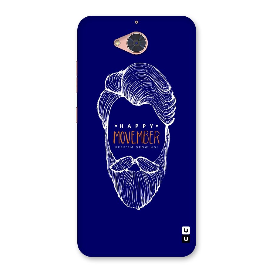 Happy Movember Blue Back Case for Gionee S6 Pro