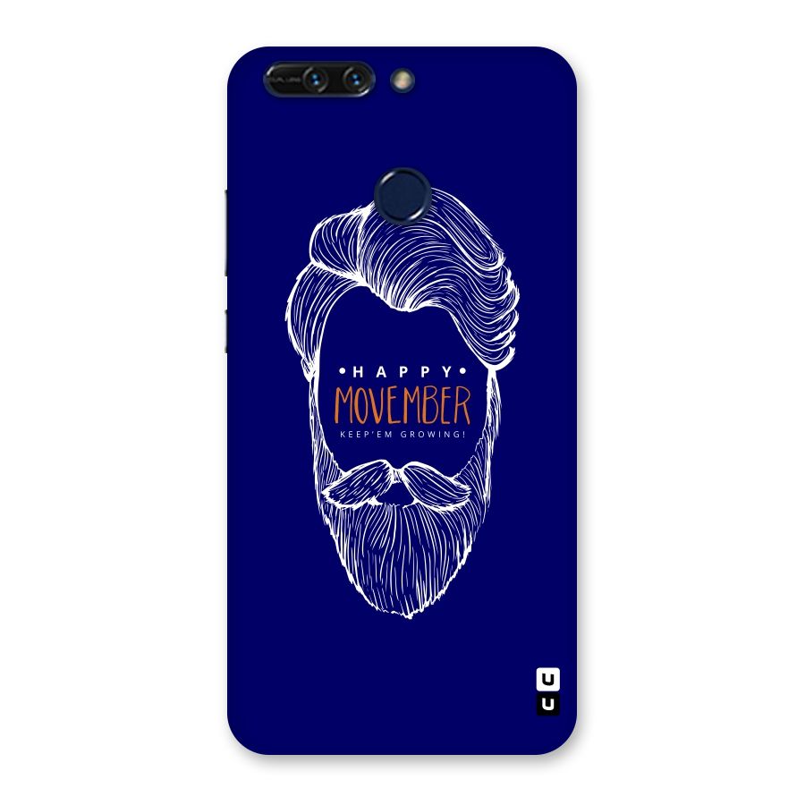 Happy Movember Blue Back Case for Honor 8 Pro