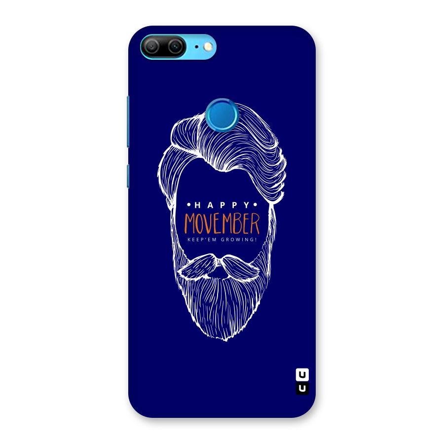 Happy Movember Blue Back Case for Honor 9 Lite