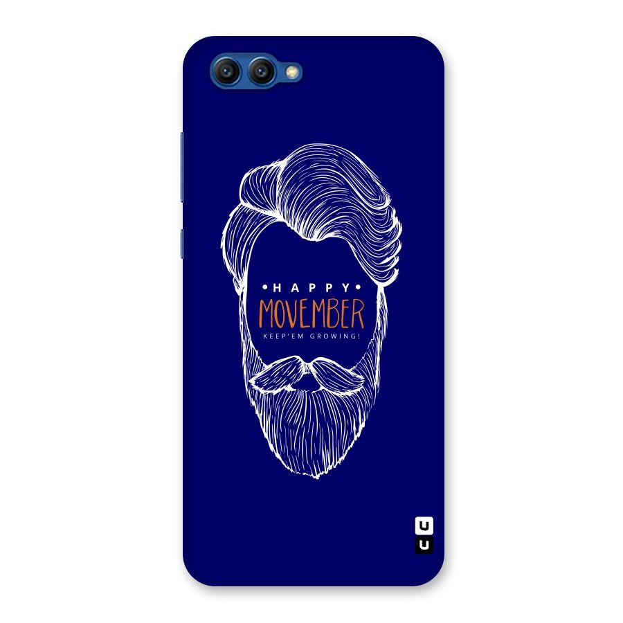 Happy Movember Blue Back Case for Honor View 10