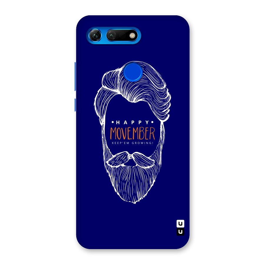 Happy Movember Blue Back Case for Honor View 20