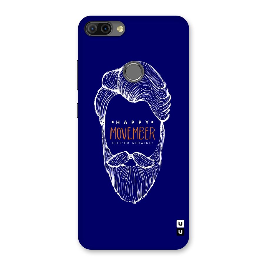 Happy Movember Blue Back Case for Infinix Hot 6 Pro