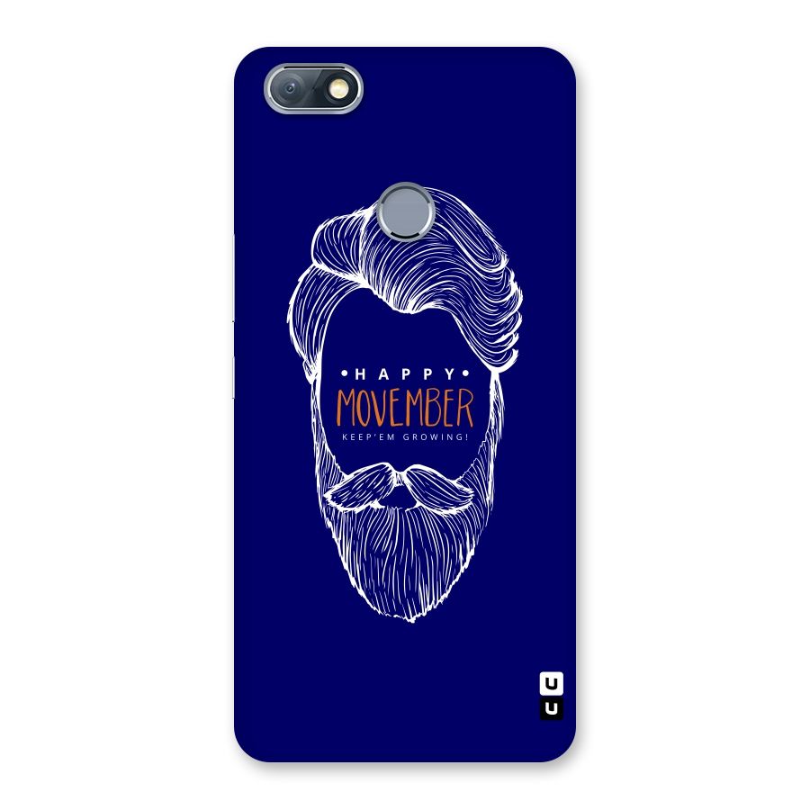 Happy Movember Blue Back Case for Infinix Note 5