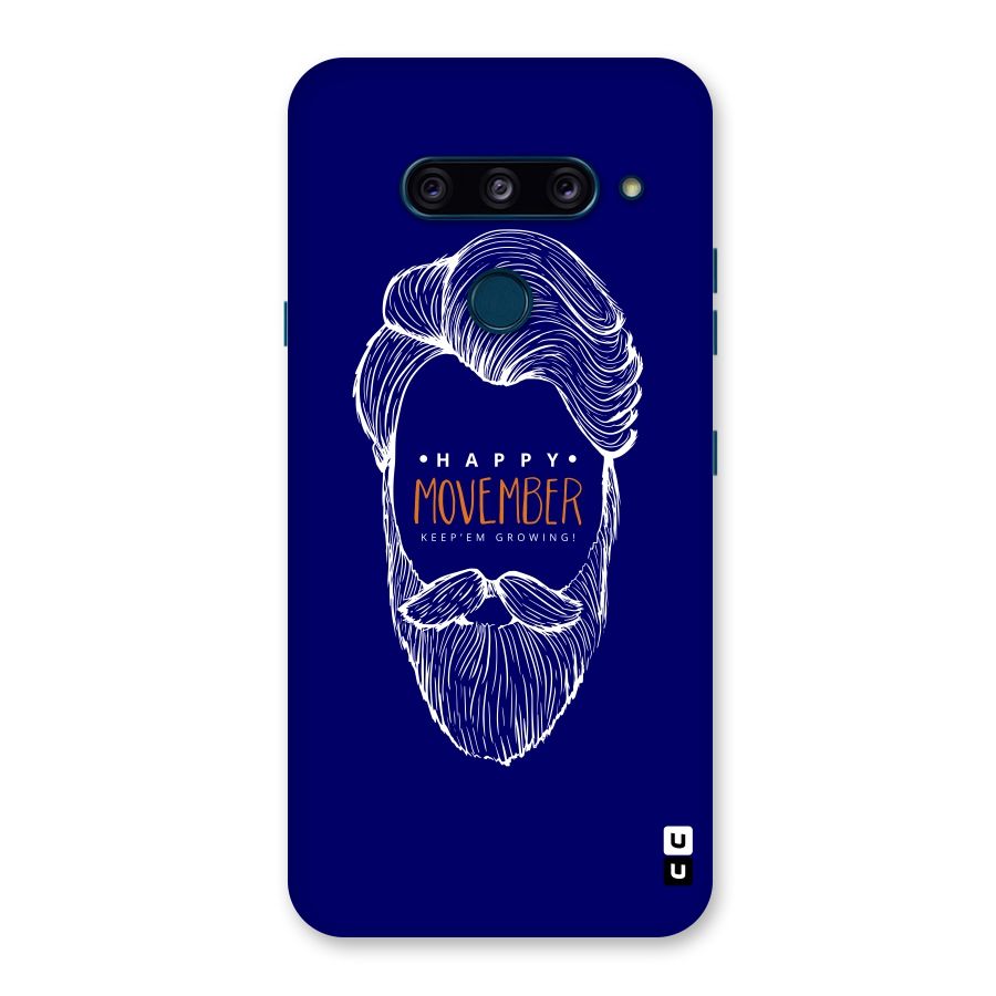 Happy Movember Blue Back Case for LG  V40 ThinQ