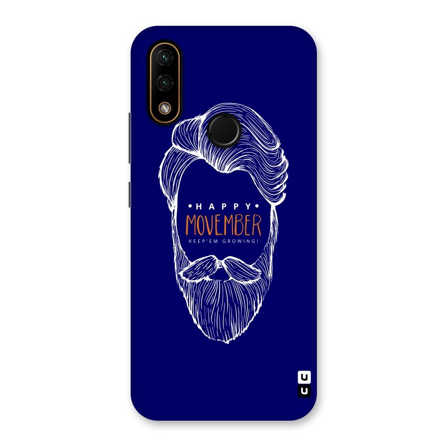Happy Movember Blue Back Case for Lenovo A6 Note