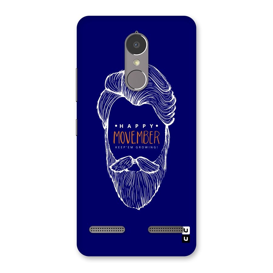 Happy Movember Blue Back Case for Lenovo K6 Power