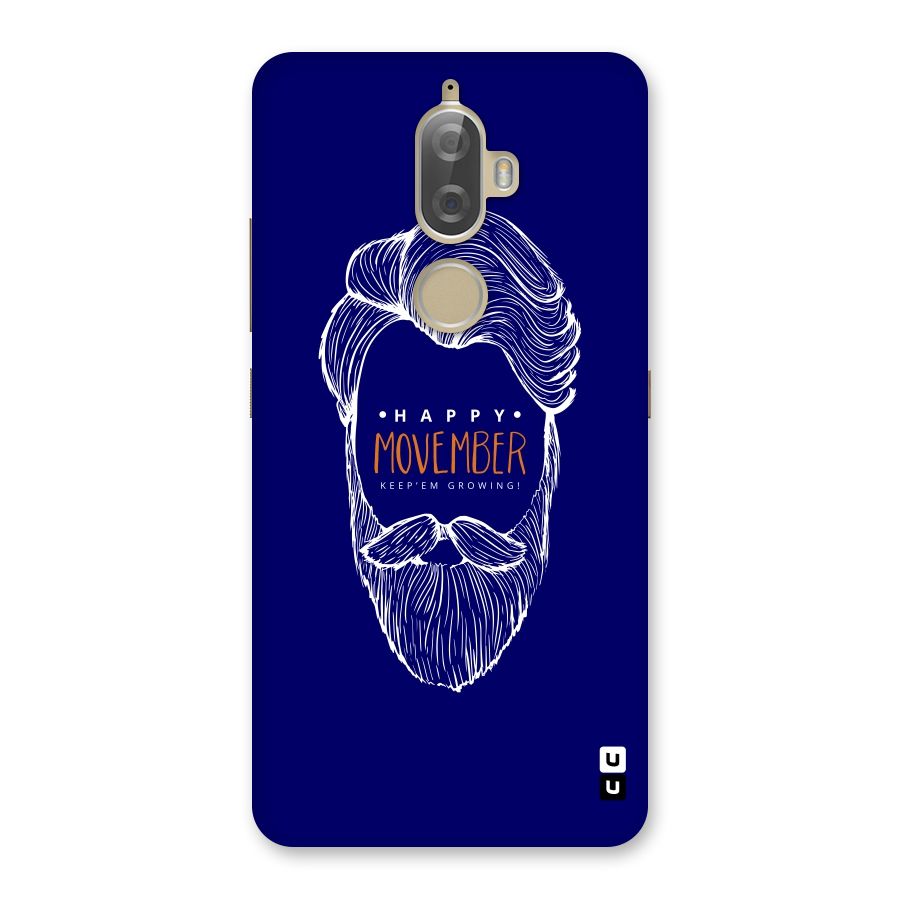 Happy Movember Blue Back Case for Lenovo K8 Plus