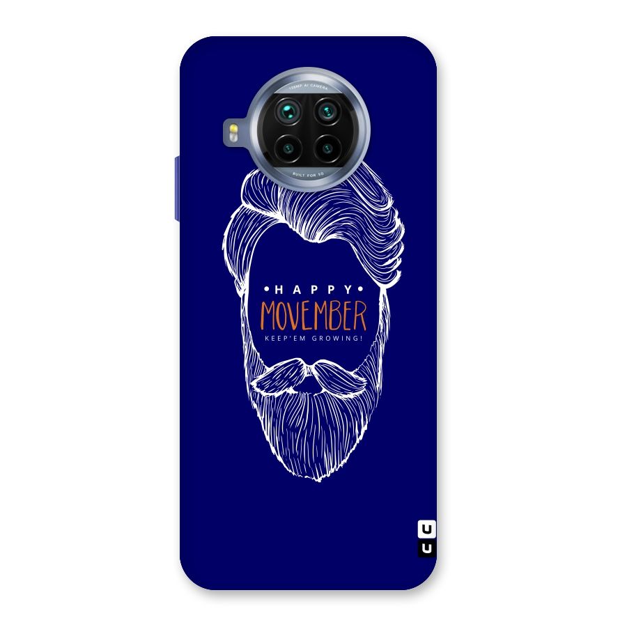 Happy Movember Blue Back Case for Mi 10i