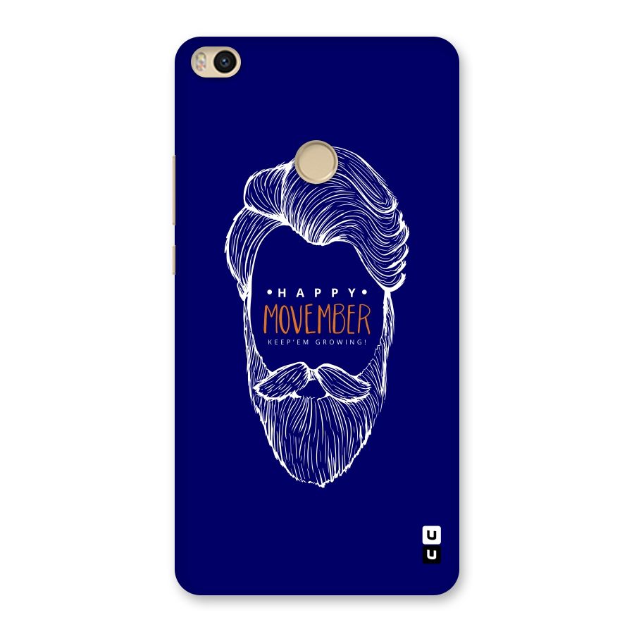 Happy Movember Blue Back Case for Mi Max 2