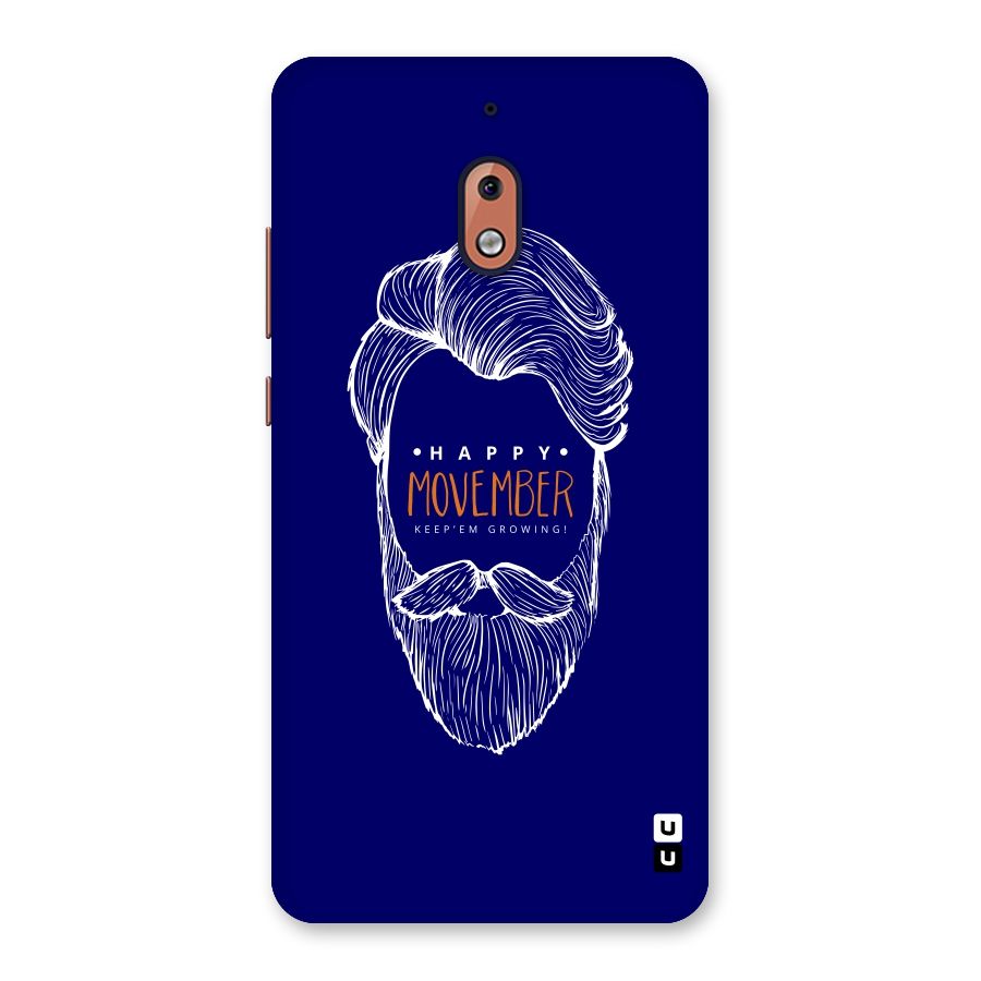 Happy Movember Blue Back Case for Nokia 2.1
