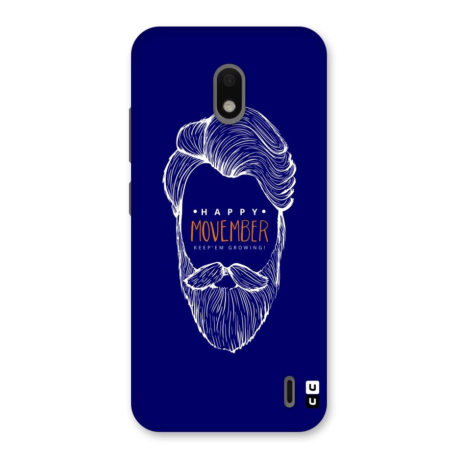 Happy Movember Blue Back Case for Nokia 2.2