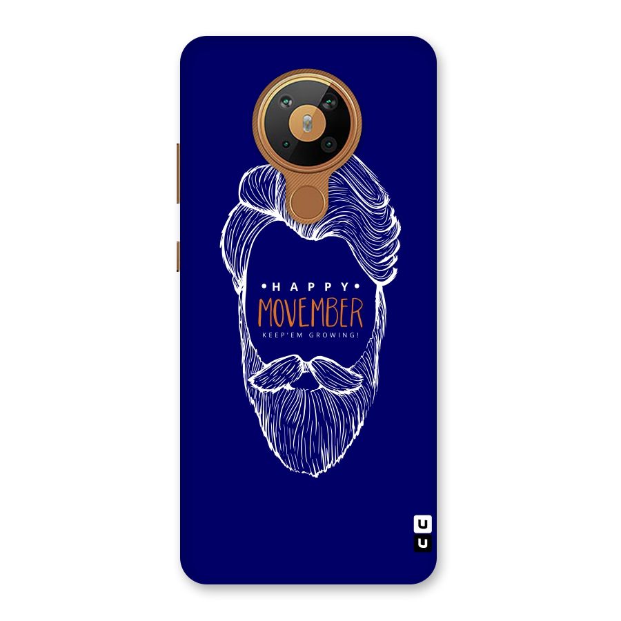 Happy Movember Blue Back Case for Nokia 5.3