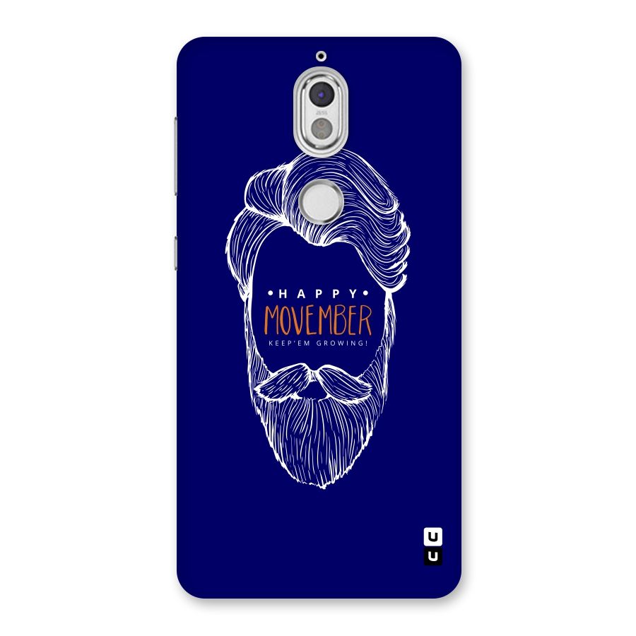 Happy Movember Blue Back Case for Nokia 7