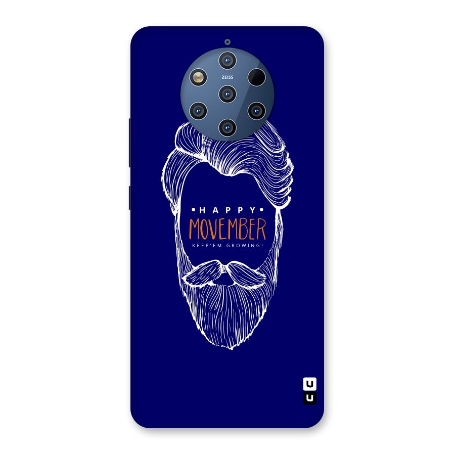 Happy Movember Blue Back Case for Nokia 9 PureView