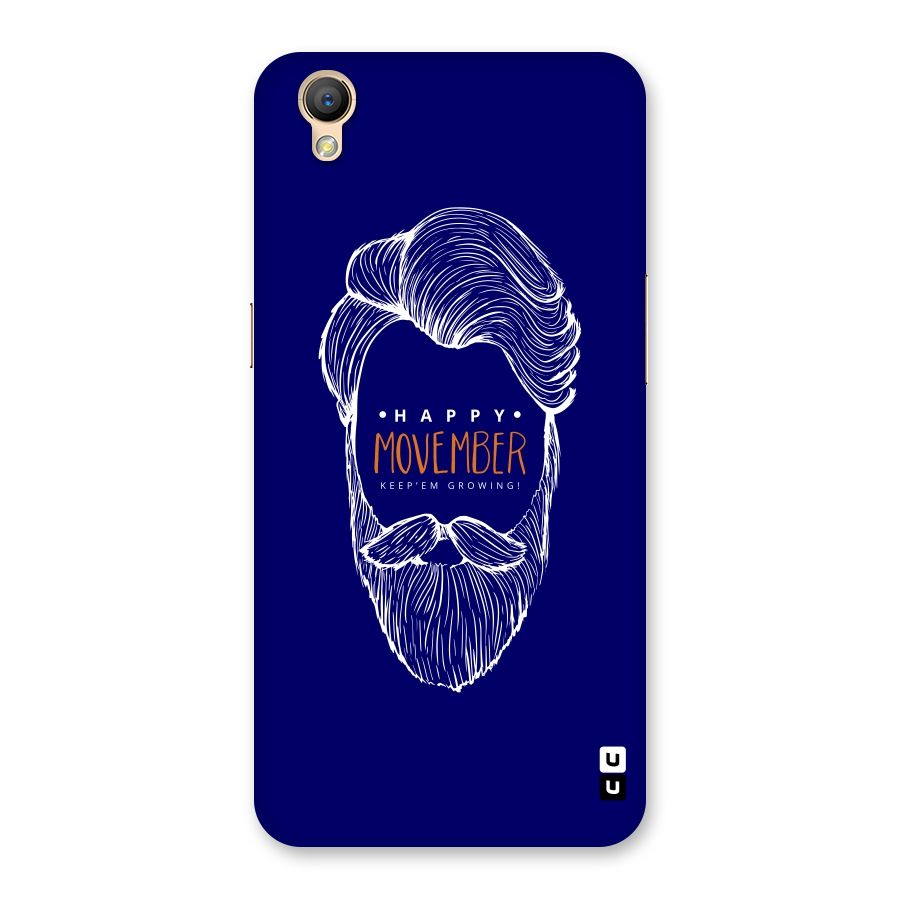 Happy Movember Blue Back Case for Oppo A37