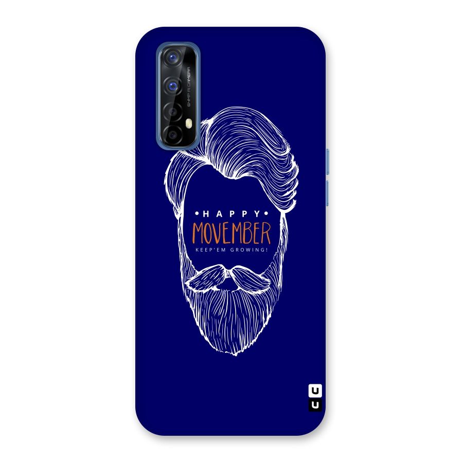 Happy Movember Blue Back Case for Realme 7