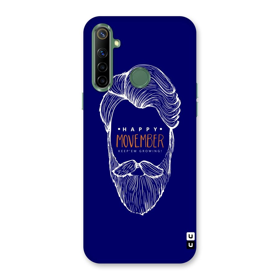 Happy Movember Blue Back Case for Realme Narzo 10