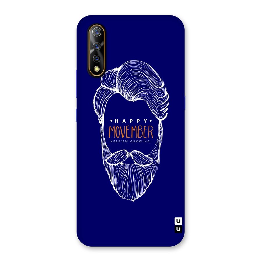 Happy Movember Blue Back Case for Vivo S1