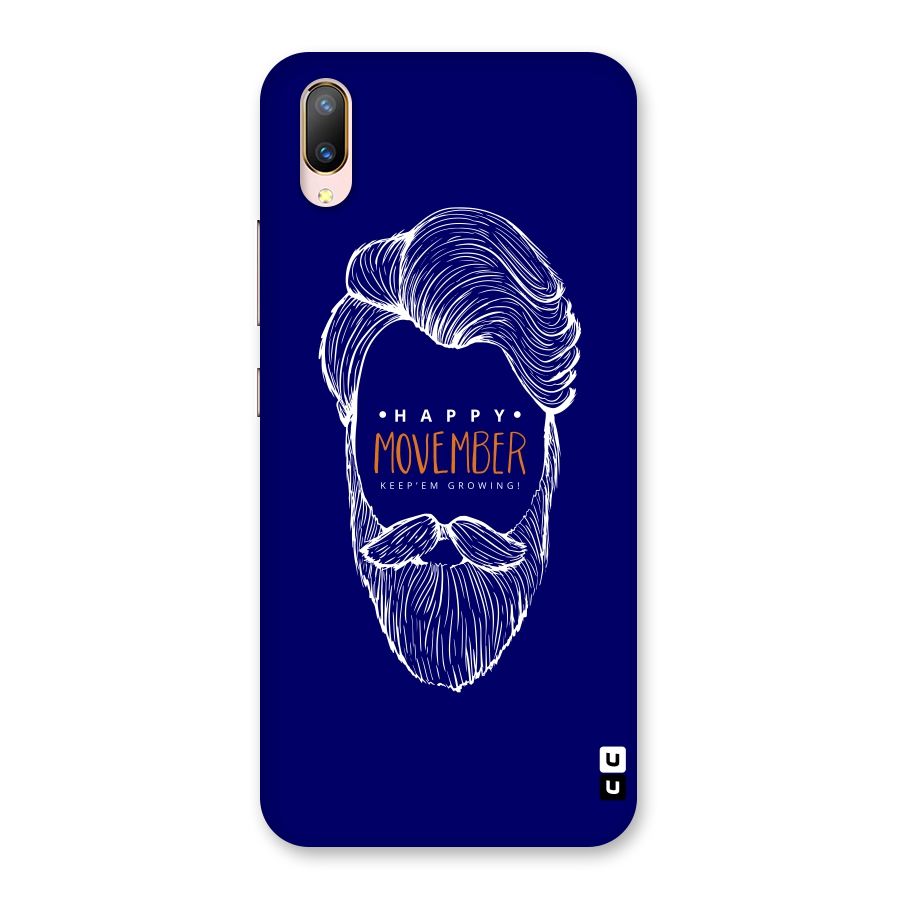Happy Movember Blue Back Case for Vivo V11 Pro