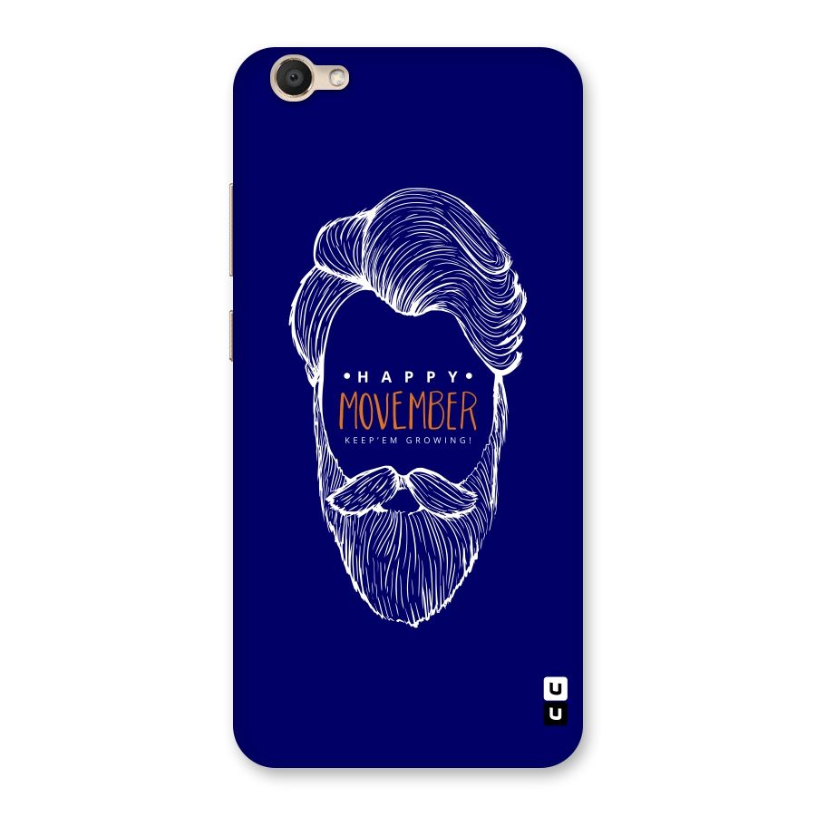 Happy Movember Blue Back Case for Vivo V5