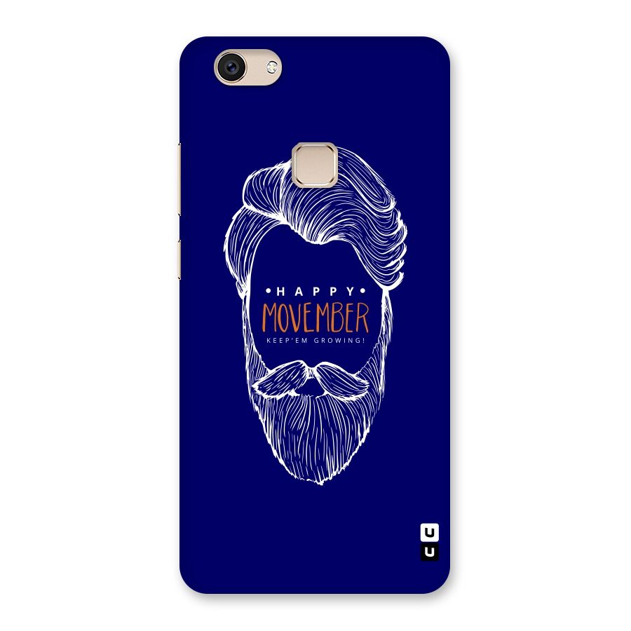 Happy Movember Blue Back Case for Vivo V7