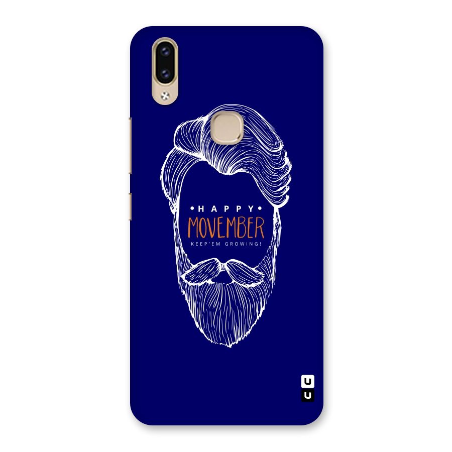 Happy Movember Blue Back Case for Vivo V9 Youth
