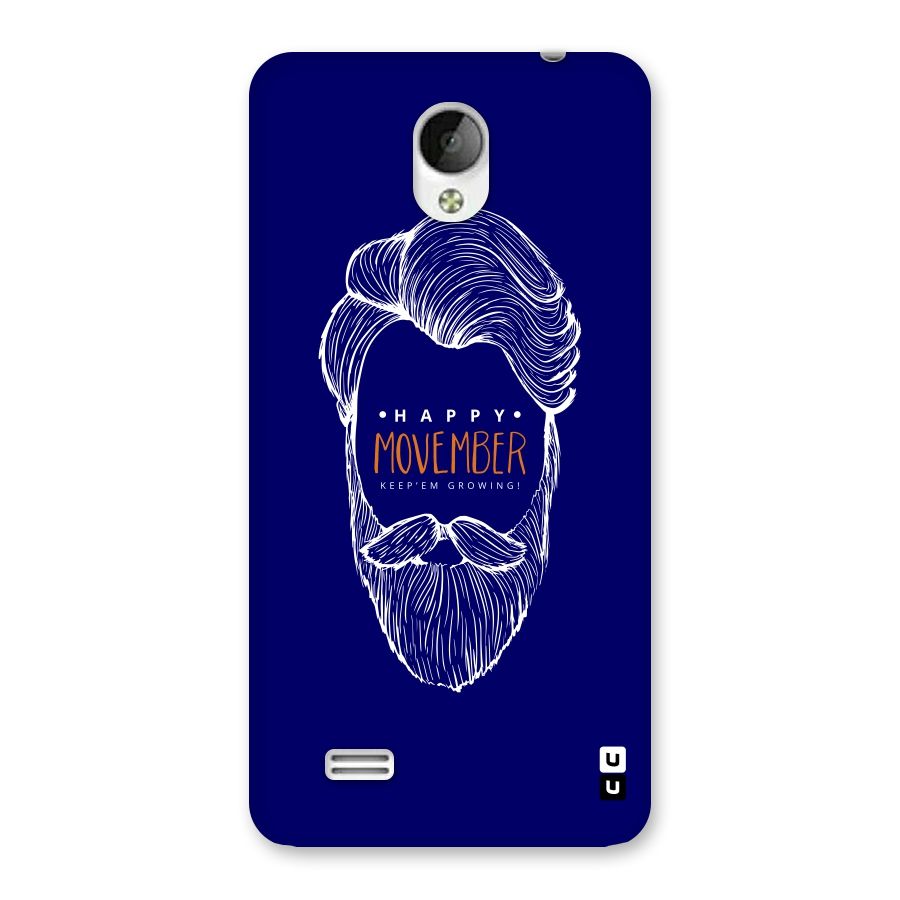 Happy Movember Blue Back Case for Vivo Y21