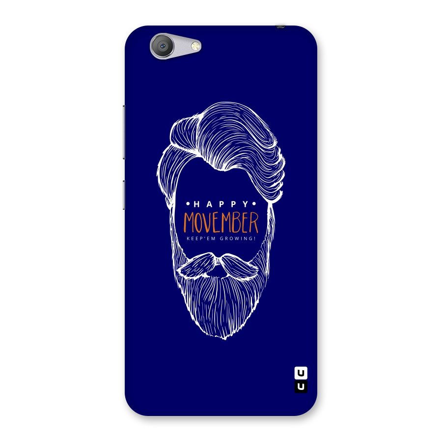 Happy Movember Blue Back Case for Vivo Y53