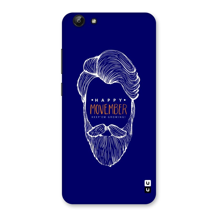 Happy Movember Blue Back Case for Vivo Y69
