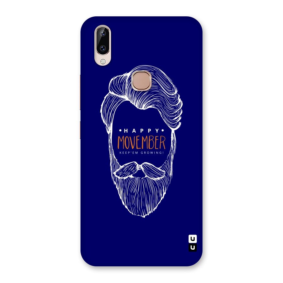 Happy Movember Blue Back Case for Vivo Y83 Pro